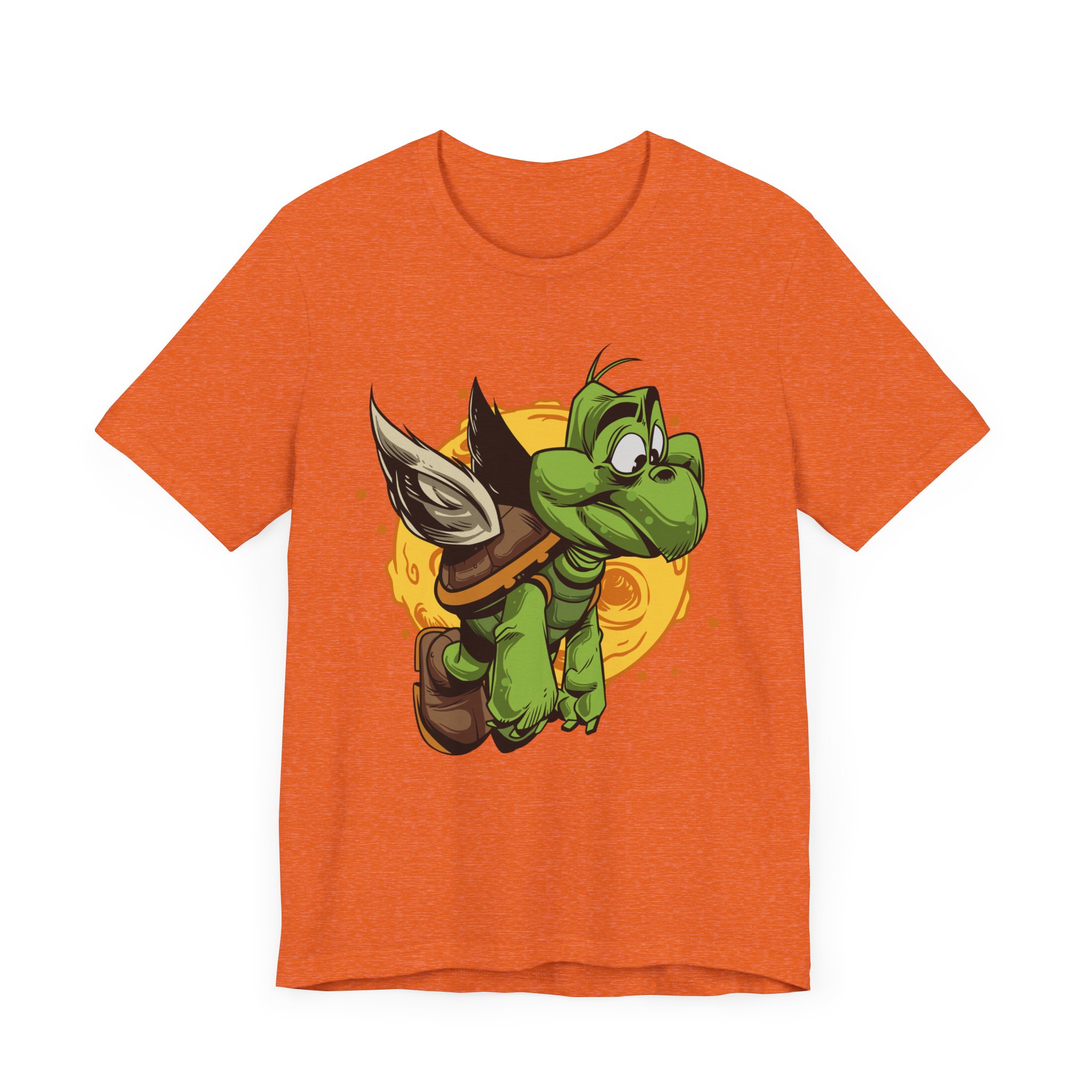 Flying Drunk Turtle T-Shirt - Leaf / 4XL